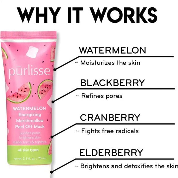 purlisse Watermelon Marshmallow Peel Off Mask - Picture 3 of 4